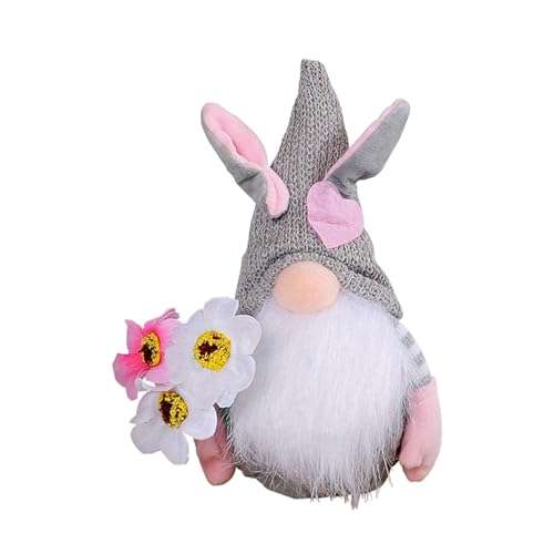 CPAOWEHF Gesichtsloser Kaninchenpuppe Spring Festival Party Wohnheim Kinder Geschenkbevorzugung Kaninchen Karotten Ornament Statue Ornamente Gnomes Gnomes von CPAOWEHF