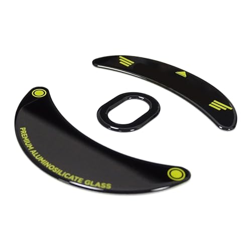 CPAOWEHF Glas Mausschläger Pad Mausfußaufkleber Glatt Gleitend Für Game Pad Ersatz 1Set von CPAOWEHF
