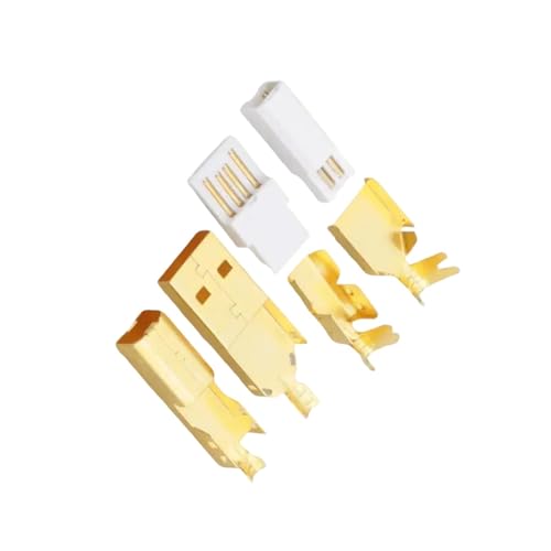 CPAOWEHF Goldplattierte USB Stecker USB A+USB B Typ A+B Stecker Für USB Kabel Stabilsignale Getriebeanschlüsse Anschlussadapter CPAOWEHF Goldplattierte USB Stecker USB A+USB B Typ A+B Stecker Für USB Kabel Stabilsignale Getriebeanschlüsse Anschlussadapter von CPAOWEHF