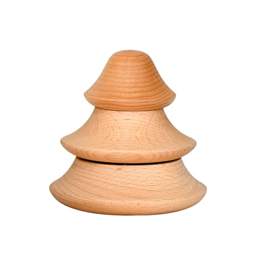 CPAOWEHF Handwerk Holz Pilze Rotierende Musikbox Klassische Melodien Rotierende Verwendung Von Heimdekoration Für Kinder Erwachsene Holzmusik von CPAOWEHF