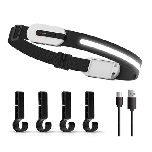 CPAOWEHF Leistungsstarke LED-Scheinwerfer, wiederaufladbar, hell, dimmbar, LED-Scheinwerfer für Camping und Radfahren. von CPAOWEHF