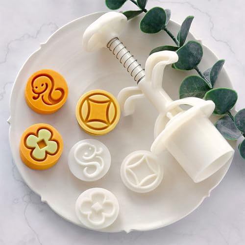 CPAOWEHF Mondkuchen Schimmel Keksstempelbohnenpasten Kuchenform Mit 3 Stempel Chinesisches Neujahrsgebäck Schimmel Für Backbegeisterte Family Geting Backaccessoire CPAOWEHF Mondkuchen Schimmel Keksstempelbohnenpasten Kuchenform Mit 3 Stempel Chinesisches Neujahrsgebäck Schimmel Für Backbegeisterte Family Geting Backaccessoire von CPAOWEHF