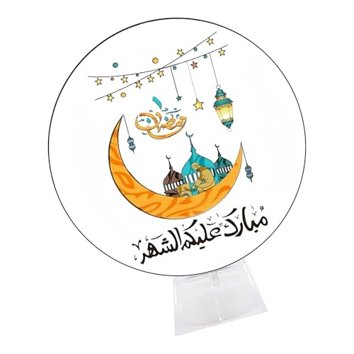 CPAOWEHF Muslime Ramadans Dekorative Lampe LED Nacht Licht Schlafzimmer Tisch Ornament Acrylbeleuchtung Für Wohnzimmer Outdoor Eid Dekoration von CPAOWEHF