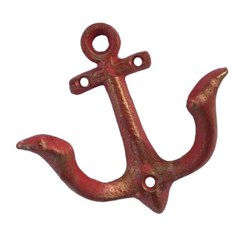 CPAOWEHF Retro Form Eisenwandhaken Für Bukolische Häuser Dekore Decors Heavy Duty Hanging Haken Für Mocketaschen Party Dekoration Marine Homes Accessoire von CPAOWEHF