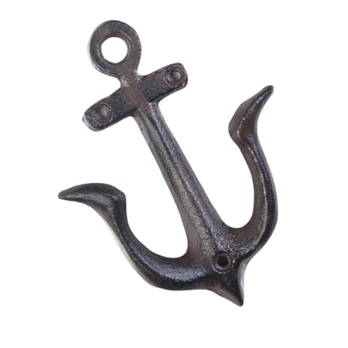 CPAOWEHF Retro Form Eisenwandhaken Für Bukolische Häuser Dekore Decors Heavy Duty Hanging Haken Für Mocketaschen Party Dekoration Marine Homes Accessoire von CPAOWEHF