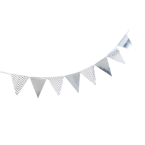 Metallic Bunting Birthday Party Dreieck Pennant Hanging Ornament Für Erwachsene Kinder Frauen Frauen Männer Lieferungen Partydekorationen von CPAOWEHF