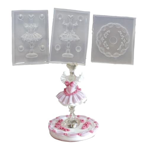 Mode Ballette Robuste Silikonnägelkunstform Mit Magnetischem Acrylbasisplattenzubehör Für Nägel Designs Hohlausläufe Nageldesigns Form von CPAOWEHF