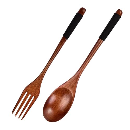 Natural Holzlöffel Und Gabel Set Für Suppensalat Pasta Ergonomisch Langgriff Japanisches Design Küche Utensilien Benutzerfreundlich Ungiftiges Holzküchen Werkzeug Set Natural Holzlöffel Und Gabel Set Für Suppensalat Pasta Ergonomisch Langgriff Japanisches Design Küche Utensilien Benutzerfreundlich Ungiftiges Holzküchen Werkzeug Set von CPAOWEHF