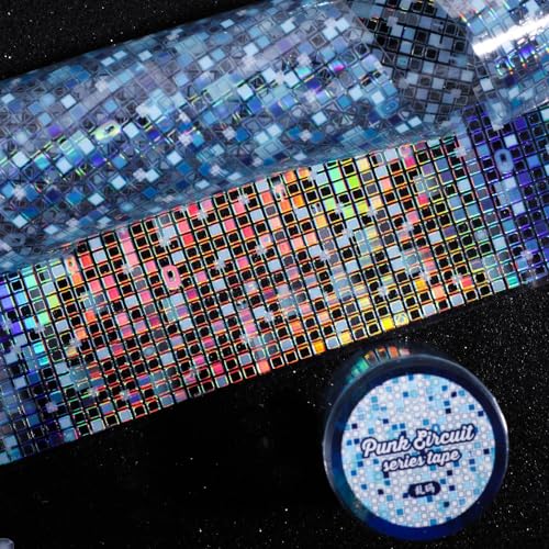 Punk Rock Scrapbooking Pet Aufkleber Klares Klebeband Für Handwerksschulprojekte Und Büro Nutzung Haustier Transparent von CPAOWEHF