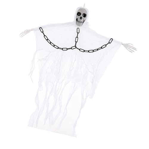 Realistische Hängende Skelettsparten Halloween Dekoration Mit Plastikketten Für Innenräume Freien Party Decors Scary Hanging Specters Ornament von CPAOWEHF