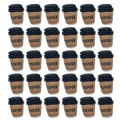 Set Kaffee Kaffeetasse Korkkarte Pin Für Die Personalisierte Dekoration In Büros Und Häusern Handwerk Von Robuster Harz Cork Decorative Push Pin von CPAOWEHF