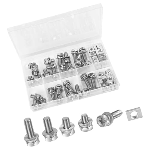 Vervollständigt Set Von 56 Hexagonalen Flanschenschrauben & Nuss Sechseckige Und Nuss Upgrades Für Enthusiasten & Profes Head Vervollständigt Set Von 56 Hexagonalen Flanschenschrauben & Nuss Sechseckige Und Nuss Upgrades Für Enthusiasten & Profes Head von CPAOWEHF