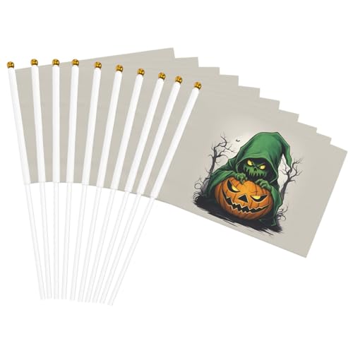 Grüner Geist Horror Halloween Kürbis 1 Druck Bequemlichkeit Handflagge Vielseitige Flaggen Pole Partys Paraden Dekorationen Urlaub Grüner Geist Horror Halloween Kürbis 1 Druck Bequemlichkeit Handflagge Vielseitige Flaggen Pole Partys Paraden Dekorationen Urlaub von CPAQasg