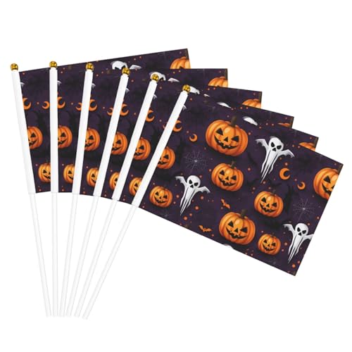 Halloween-Druck, praktische Handflagge, vielseitige Flaggen, Mastpartys, Paraden, Dekorationen, Urlaub Halloween-Druck, praktische Handflagge, vielseitige Flaggen, Mastpartys, Paraden, Dekorationen, Urlaub von CPAQasg