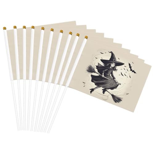 Halloween-Hexe fliegend 1 Druck Bequemlichkeit Handflagge Vielseitige Flaggen Pole Partys Paraden Dekorationen Urlaub Halloween-Hexe fliegend 1 Druck Bequemlichkeit Handflagge Vielseitige Flaggen Pole Partys Paraden Dekorationen Urlaub von CPAQasg