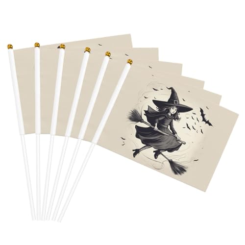 Halloween-Hexe fliegend 1 Druck Bequemlichkeit Handflagge Vielseitige Flaggen Pole Partys Paraden Dekorationen Urlaub Halloween-Hexe fliegend 1 Druck Bequemlichkeit Handflagge Vielseitige Flaggen Pole Partys Paraden Dekorationen Urlaub von CPAQasg