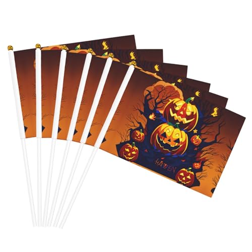 Halloween-Kürbis-Druck, praktische Handflagge, vielseitige Flaggen, Mastpartys, Paraden, Dekorationen, Urlaub Halloween-Kürbis-Druck, praktische Handflagge, vielseitige Flaggen, Mastpartys, Paraden, Dekorationen, Urlaub von CPAQasg