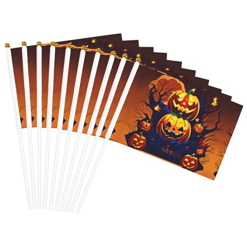 Halloween-Kürbis-Druck, praktische Handflagge, vielseitige Flaggen, Mastpartys, Paraden, Dekorationen, Urlaub Halloween-Kürbis-Druck, praktische Handflagge, vielseitige Flaggen, Mastpartys, Paraden, Dekorationen, Urlaub von CPAQasg
