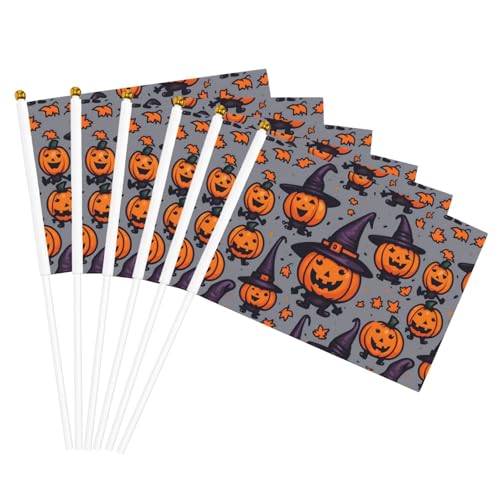 Halloween-Kürbis-Druck, praktische Handflagge, vielseitige Flaggen, Mastpartys, Paraden, Dekorationen, Urlaub Halloween-Kürbis-Druck, praktische Handflagge, vielseitige Flaggen, Mastpartys, Paraden, Dekorationen, Urlaub von CPAQasg