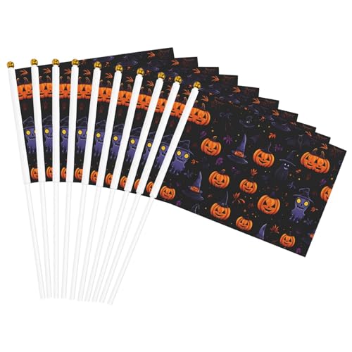 Halloween-Kürbis-Muster, Druck, bequem, Handflagge, vielseitige Flaggen, Mastpartys, Paraden, Dekorationen, Urlaub Halloween-Kürbis-Muster, Druck, bequem, Handflagge, vielseitige Flaggen, Mastpartys, Paraden, Dekorationen, Urlaub von CPAQasg