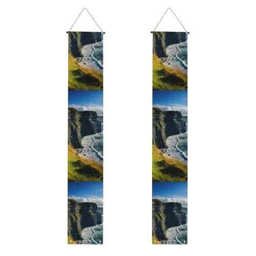 Irland Outdoor County Clare The Cliffs Druck Lebendige Ästhetik Festliche Atmosphäre Banner Dekor Indoor Outdoor Feiern von CPAQasg