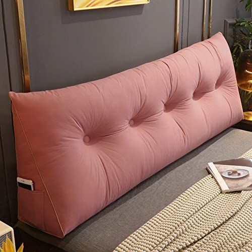 Bequemes Lendenwirbelkissen fürs Bett, dreieckiges Keilkissen for das Kopfteil, großes Lesekissen for Sofa und Schlafzimmer, 180 x 50 x 20 cm, Blau, ideale Rückenlehne for Entspannung und Unterstützun Bequemes Lendenwirbelkissen fürs Bett, dreieckiges Keilkissen for das Kopfteil, großes Lesekissen for Sofa und Schlafzimmer, 180 x 50 x 20 cm, Blau, ideale Rückenlehne for Entspannung und Unterstützun von CPCPC