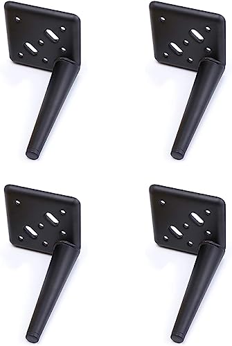 CPCPC Möbelfüße, 4 Stück Sofabeine aus Metall – Moderne Stützfüße aus Eisen for DIY-Möbel, Ersatzbeine for Sofa, Ottomane, TV-Ständer und Schränke – Stilvolles Gold-Finish und robust von CPCPC