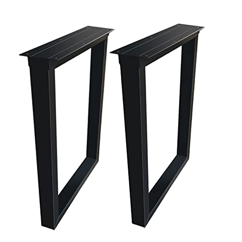 CPCPC Möbelfüße, robuste Möbelbeine aus Metall, 2er-Set, rustikales Industrie-Vierkantrohr, DIY-Tischbeine for Esstisch, Couchtisch, Computertisch, Farbe Gold von CPCPC