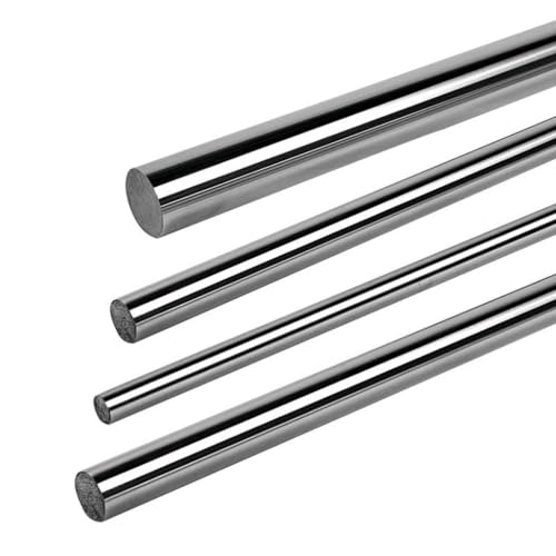 Edelstahlrohr, Rundstab aus Edelstahl 304, Durchmesser 4 mm, 5, 7, 8 mm – 18 mm, gerade Stange, 200/300/500 mm massive lineare Welle, 1 Stück (200 mm, 15 mm)(500mm,8mm) von CPCPC