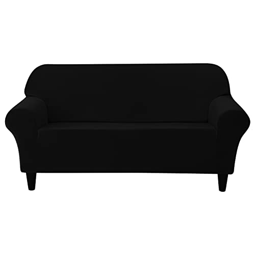 Sofabezug, Stretch-Sofabezug aus Samt mit separaten Sitzkissen und Rückenlehnen, Möbelschutz for Couch, geteiltes kombiniertes Design, Blaugrün, großes 4-Sitzer-Set, 9-teilig von CPCPC