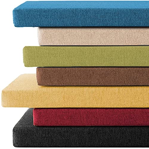 Wasserdichter Sofabezug, Sitzkissen for Gartenbank, 100 x 30 cm, atmungsaktive Stuhlunterlage for 2-Sitzer-Gartensofa, inklusive Bändern, for Erkerfenster, Terrasse, Balkon, rotes Schuhhockerkissen (8 von CPCPC
