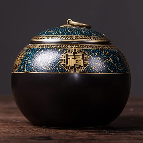CPDDNGZMKK Gedenkstätten Für Haustiere Haustierurne High End Keramiktopf Klassischer Versiegelter Topf Tiervögel Amphibien Universeller Aschetopf Die Einäscherung Trauerbox(3) von CPDDNGZMKK