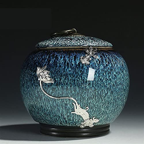 CPDDNGZMKK Gedenkstätten Für Haustiere Pet Urn for Dogs Cats Ashes Keepsake Memorial Box Funeral Set Burial Urns for Cremated Remains Ash Vial Adult Funeral Urn Pet Cat and Dog Urn 3473 Trauerbox(12) von CPDDNGZMKK