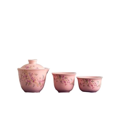 CPDDNGZMKK Teetassen-Sets 1 Kanne 2 Tassen Teezubereitung Outdoor Tragbare Handtasche Trinkgeschirr Ornamente Pink Ru Kiln Lila Rebe Blume Reise Teeservice Kit Antik Reise-Teeset CPDDNGZMKK Teetassen-Sets 1 Kanne 2 Tassen Teezubereitung Outdoor Tragbare Handtasche Trinkgeschirr Ornamente Pink Ru Kiln Lila Rebe Blume Reise Teeservice Kit Antik Reise-Teeset von CPDDNGZMKK