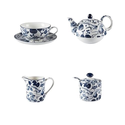 CPDDNGZMKK Teetassen-Sets 1 Person Teekanne Tasse Milchkännchen Zuckerdose Home Bar Trinkgeschirr Keramik Kaffee Tee-Set Blaues Und Weißes Porzellan Teegeschirr-Sets Reise-Teeset CPDDNGZMKK Teetassen-Sets 1 Person Teekanne Tasse Milchkännchen Zuckerdose Home Bar Trinkgeschirr Keramik Kaffee Tee-Set Blaues Und Weißes Porzellan Teegeschirr-Sets Reise-Teeset von CPDDNGZMKK