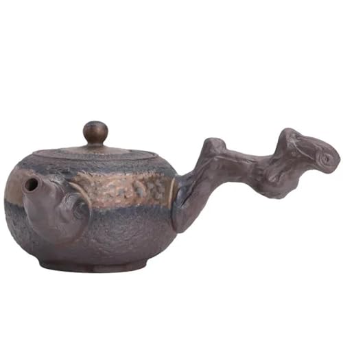 CPDDNGZMKK Teetassen-Sets Antikes Teegeschirr Teezeremonie-Geschenke 220 Ml Handgefertigter Wasserkocher Chinesische Steinzeug-Teekanne Keramik-Teekanne Mit Seitengriff Reise-Teeset von CPDDNGZMKK