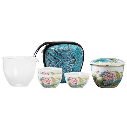 CPDDNGZMKK Teetassen-Sets China Chic Style Sheep Fat Jade Express Cup Outdoor Keramik Glas Eine Kanne DREI Tassen Kungfu Reise Tee Set Outfit Reise-Teeset CPDDNGZMKK Teetassen-Sets China Chic Style Sheep Fat Jade Express Cup Outdoor Keramik Glas Eine Kanne DREI Tassen Kungfu Reise Tee Set Outfit Reise-Teeset von CPDDNGZMKK