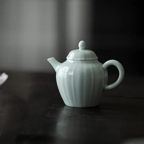 CPDDNGZMKK Teetassen-Sets Chinesische Celadon Blau Keramik Wasserkocher Teekanne Tee Zeremonie Set Milch Oolong-Tee Tie Guan Yin Jasmin Teegeschirr Typ Reise-Teeset von CPDDNGZMKK