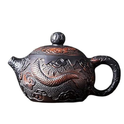 CPDDNGZMKK Teetassen-Sets Chinesische Schönheit Teekanne Raw Erz Zisha Tee-Set Yixing Lila Ton 160 Ml Hand Gravur Drachen Muster Tee Wasserkocher Reise-Teeset CPDDNGZMKK Teetassen-Sets Chinesische Schönheit Teekanne Raw Erz Zisha Tee-Set Yixing Lila Ton 160 Ml Hand Gravur Drachen Muster Tee Wasserkocher Reise-Teeset von CPDDNGZMKK