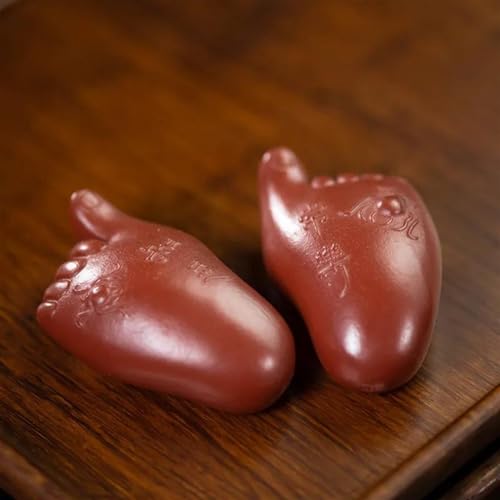 CPDDNGZMKK Teetassen-Sets Chinesische Tee-Set Dekoration 2 Teile/Satz Yixing Handgemachte Kleine Füße Modell Lila Ton Tee Haustier Skulptur Handwerk Reise-Teeset CPDDNGZMKK Teetassen-Sets Chinesische Tee-Set Dekoration 2 Teile/Satz Yixing Handgemachte Kleine Füße Modell Lila Ton Tee Haustier Skulptur Handwerk Reise-Teeset von CPDDNGZMKK