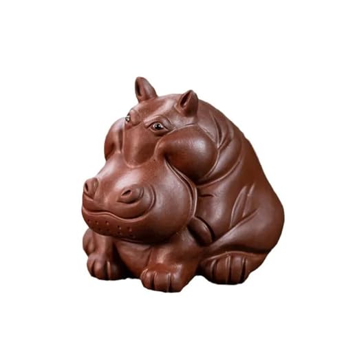 CPDDNGZMKK Teetassen-Sets Chinesisches Tee-Set Lila Ton Handgefertigt Teehaustier Nilpferd Statue Glücklicher Tee Figur, Ornamente Skulptur Kunsthandwerk Reise-Teeset CPDDNGZMKK Teetassen-Sets Chinesisches Tee-Set Lila Ton Handgefertigt Teehaustier Nilpferd Statue Glücklicher Tee Figur, Ornamente Skulptur Kunsthandwerk Reise-Teeset von CPDDNGZMKK