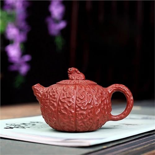 CPDDNGZMKK Teetassen-Sets Handgemachte Teekanne Aus Rohem Erz, Dahongpao-Schlammkessel Mit Sieb, Zisha-Teeset, Cafés, Dekoration, 220 Ml, Handgefertigte Teekannen Lila Ton Reise-Teeset CPDDNGZMKK Teetassen-Sets Handgemachte Teekanne Aus Rohem Erz, Dahongpao-Schlammkessel Mit Sieb, Zisha-Teeset, Cafés, Dekoration, 220 Ml, Handgefertigte Teekannen Lila Ton Reise-Teeset von CPDDNGZMKK