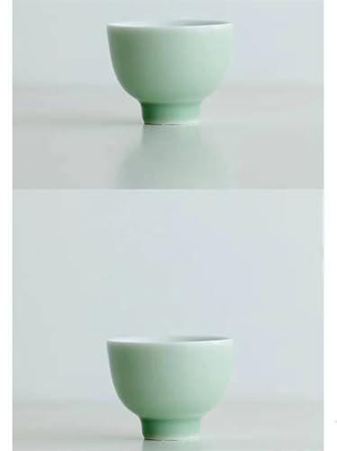 CPDDNGZMKK Teetassen-Sets Kung Fu Tee Persönliche Master Tasse Becher Pfirsich Rosa Glasur Keramik Weißes Porzellan Akazie Trinkgeschirr 2 Teil/Satz Reise-Teeset(B) von CPDDNGZMKK