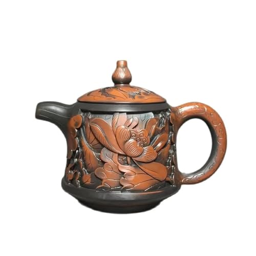 CPDDNGZMKK Teetassen-Sets Kung-Fu-Tee-Set Trinkgeschirr Teezeremonie Jianshui Lila Ton Reiner Handgefertigter Lotus Vollständig Geschnitzte Teekanne 220 Ml Reise-Teeset CPDDNGZMKK Teetassen-Sets Kung-Fu-Tee-Set Trinkgeschirr Teezeremonie Jianshui Lila Ton Reiner Handgefertigter Lotus Vollständig Geschnitzte Teekanne 220 Ml Reise-Teeset von CPDDNGZMKK
