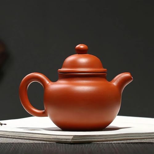 CPDDNGZMKK Teetassen-Sets Kung Fu Zisha Teegeschirr Feines Geschenk 300CC Yixing Ton Teekanne Puer Tee-Set Chinesischen Erz Schönheit Wasserkocher Sphärische Reise-Teeset von CPDDNGZMKK