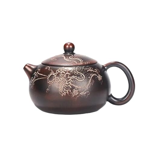 CPDDNGZMKK Teetassen-Sets Lila Ton Teekanne Drachenmuster Xishi Tee Kessel Haushalt Trinkgeschirr 190ml Antik Kiln Change Filter Authentic Yixing Reise-Teeset CPDDNGZMKK Teetassen-Sets Lila Ton Teekanne Drachenmuster Xishi Tee Kessel Haushalt Trinkgeschirr 190ml Antik Kiln Change Filter Authentic Yixing Reise-Teeset von CPDDNGZMKK