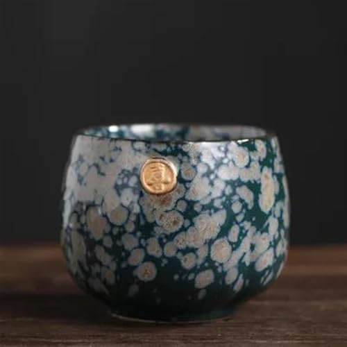 CPDDNGZMKK Teetassen-Sets Ofengebackene Teetasse Keramik Kung Fu Tee Set Tasse Master Persönliche 4 Tassen Teetassen Sieb Reise-Teeset(E) von CPDDNGZMKK