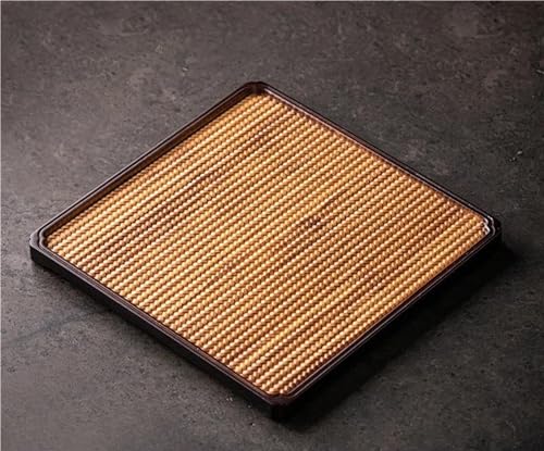 CPDDNGZMKK Teetassen-Sets Teetablett Im Japanischen Stil Kung Fu Tee Zubehör Umwelt Natur Teebrett Teekanne Basteltablett Reise-Teeset(23x23x1.2cm) von CPDDNGZMKK