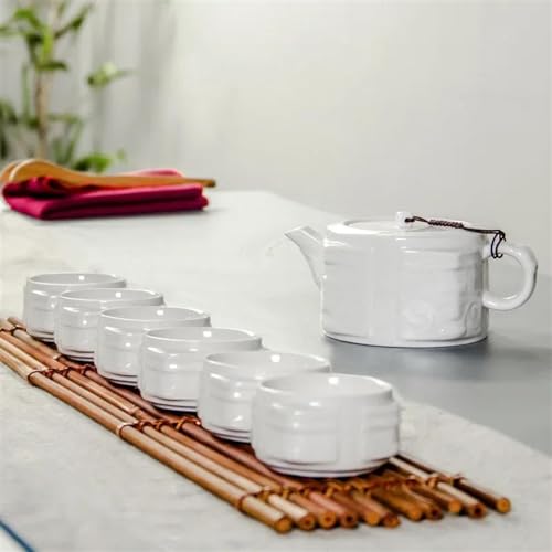 CPDDNGZMKK Teetassen-Sets Weißes Porzellan Teeset 6 Teilige Teetasse 1 Teekanne Kung Fu Tee Großhandel Mit Den Höchsten Set Kreative Reise-Teeset CPDDNGZMKK Teetassen-Sets Weißes Porzellan Teeset 6 Teilige Teetasse 1 Teekanne Kung Fu Tee Großhandel Mit Den Höchsten Set Kreative Reise-Teeset von CPDDNGZMKK