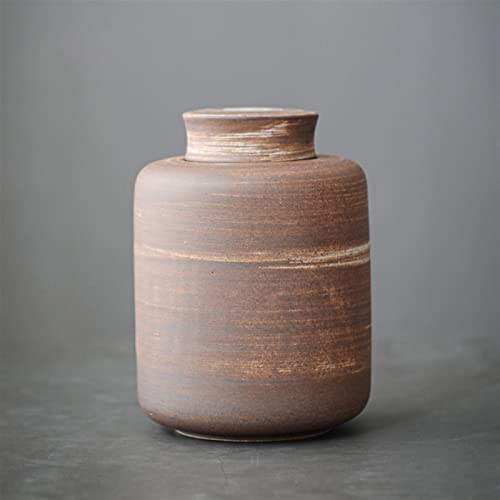 Gedenkstätten Für Haustiere Große Urnen Menschliche Asche Beerdigung Keramik Haustier Urnen Asche Halter Versiegelt Einäscherung Erwachsene Keepsake Loving Memorial 82501 Trauerbox(Brown,S) von CPDDNGZMKK